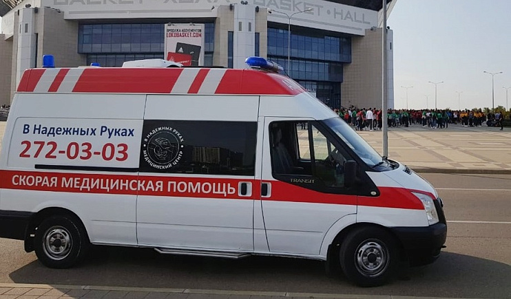 Дежурство скорой помощи на Дне первокурсника в Краснодаре Дежурство скорой помощи на Дне первокурсника в Краснодаре